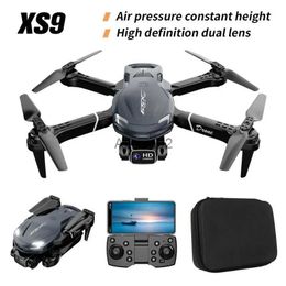 Drones XS9 met camera Hd-antenne Rone Zwevend vliegtuig met vaste hoogte Automatisch retourpad Vlucht E88 E99 Upgrademodel YQ240217