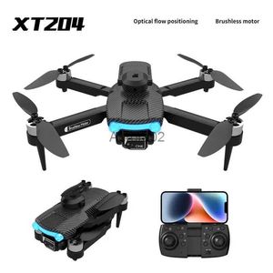 Drones XT204 évitement d'obstacle photographie aérienne sans brosse Mini RC Drone 4K professionnel HD caméra flux optique pliable quadrirotor YQ240217