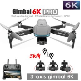 Drones Z50 Drone Professional GPS 5G WiFi 3 Axis Gimbal met 4K 6K HD Camera FPV RC opvouwbare borstelloze quadcopter RC DRON S189 Pro Toys