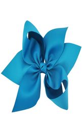 Drop 10 pouces Grosgrain Ribbon Bow Girls Hairpins Big Bowknot Cair Clips Accessoires de cheveux 30pcs 701 x29848335