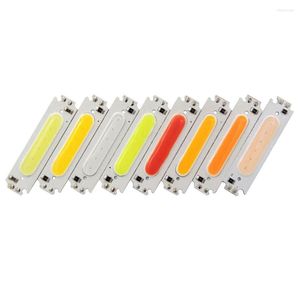 Module LED COB 60x15MM 2W, puce lumineuse, blanc, jaune, bleu, rouge, vert, rose, violet, petite lampe, vente en gros, 100 pièces