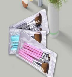 Drop 5pcs Travel Portable MINI Eye Makeup Brushes Set pour le fard à paupières Eyeliner Brues Brues Making Brushes Kit professionnela9353896