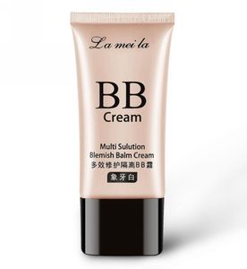 Drop 6pcs / lot LAMEILA Foundation Base BB Crème Maquillage Éclaircissant Longue Durée Étanche Correcteur Hydratant Correcteur Crème Primer 50g