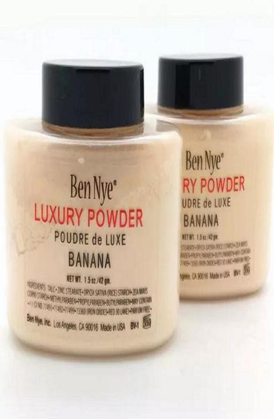 Drop Ben Nye Luxury Powder 42g Nuevo rostro natural Polvo suelto Impermeable Nutritivo Plátano Iluminar Maquillaje duradero fac3399576