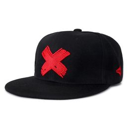 Berretto da baseball in cotone con cappuccio Snapback Lettera X di marca Drop per uomo Donna Cappello Hip Hop regolabile per papà Bone Garros9261723