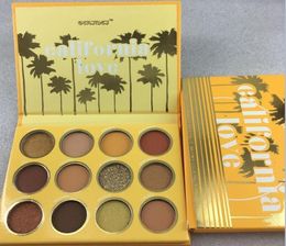 Drop California Love Eyeshadow Palette 12 Colors Makeup Set Orange Pumpkin Colon Palette 3031535