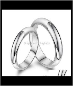 Livraison de drop 2021 Fashion Ture 925 Pure Sterling Wedding Couple Rings Man et Momen Luxury Styles Sier Ring Jewelry Modèle NODOT R3187196