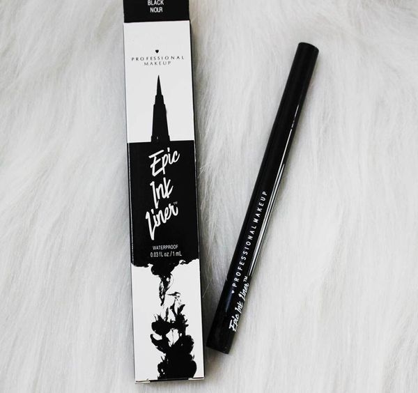 Drop Epic Ink Liner Eyeliner Black Eyeliner Makeup Makeup Liquid Black Color Eye Douner imperméable Cosmetics Long Long1343154