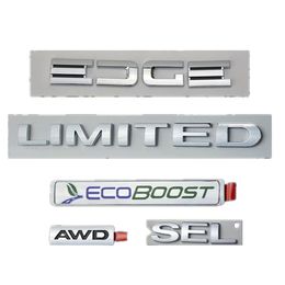 Drop Voor Ford EDGE SEL LIMITED ECOBOOST AWD Embleem Logo Kofferbak Achterklep Naam Plate290w