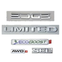 Drop Voor Ford EDGE SEL LIMITED ECOBOOST AWD Embleem Logo Kofferbak Achterklep Naam Plate244A