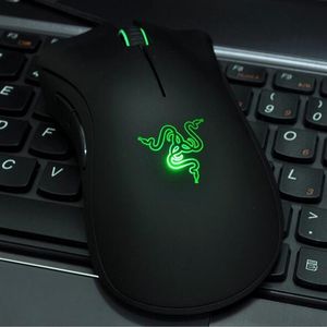 Drop Groen Blauw Razer Death Adder Muis Hoge Kwaliteit Gaming Muis 3500 Dpi Optische Wired Mouse320H