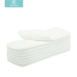 Drop happyflute Couches lavables réutilisables pour bébés Inserts de couches en microfibre 3 couches 220816
