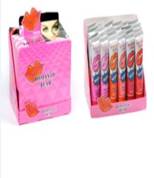 Drop Lip Blam Gloss Peeloff dure 24h No Stain Marine Collagène Balm Plant Romantic 6 Colors Makeup Hustruz1405936