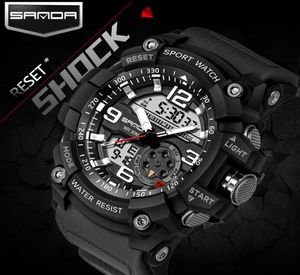 Drop Men39s Military Watch Men 3ATM imperméable G Style Sport Watch Male Clock S Shock Relogo Masculino Erkek Saat 753840156