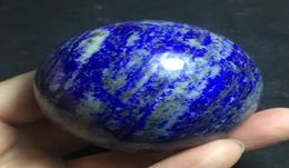 Goutte de cristal lapis-lazuli naturel, sphère de pierres précieuses, méditation, reiki, guérison, boule de cristal lapis-lazuli, entier 3283939