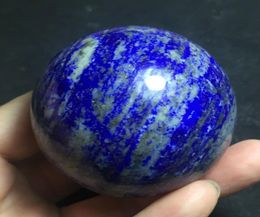 Goutte de cristal lapis-lazuli naturel, sphère de pierres précieuses, méditation, reiki, guérison, boule de cristal lapis-lazuli, entier 8018611