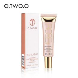 Drop O.Two.o Shimmer Highlighter Cream 25 ML Primer Base Contouring Concealer Markering Whitening Moisturizer Oil-Control 6 stks / partij