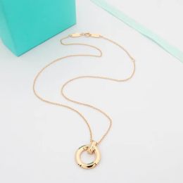 DROP OLIE HANGENDE KNOUTEN EMAAMEL LIEFDE VERSIE Hoge ketting Dames ins Minimalistisch sleutelbeenketen als een geschenk voor vriendin Itys L