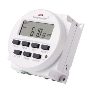 Drop Programmable Digital Display LCD Time Control Switch Timer For Advertising Light Box Broadcasting Equipment Timers