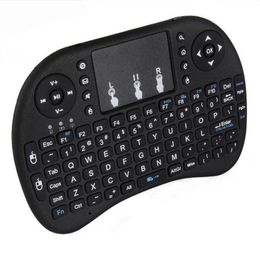 Drop RII I8 Air Mouse Multimedia Remote Control Touchpad Handheld Toetsenbord voor tv -doos PC Laptop Tablet7564976