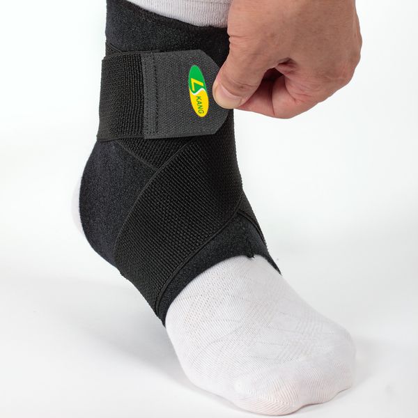 Chaussette de compression Drop Ship / Talon Arch Support / Chaussette à la cheville / Chaussette de protection de la cheville / Chaussettes de sport S M L Taille Chaussettes noires avec emballage au détail