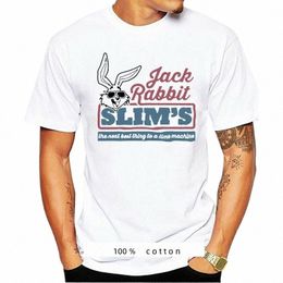 Nave de la gota camiseta de los hombres Pulp Ficti Jack Rabbit Slims Quentin Tarantino Comedia Crimen Película no oficial para hombre camiseta casual camisetas L3zb #