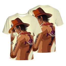 Livraison directe porte 3D t-shirt hommes femmes t-shirt mode Anime à manches courtes t-shirts haut col en o cartoontshirt 120