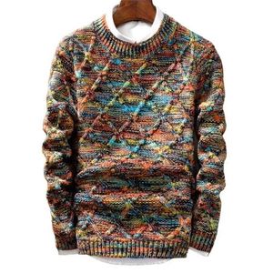 Drop Brand Sweater Menbrand Fashion pullover mannelijke oneck streep slanke fit breien truien man 201221