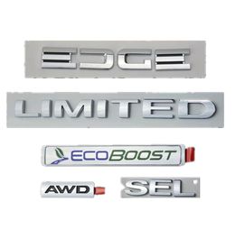 Drop Verzending Voor EDGE SEL LIMITED ECOBOOST AWD Emblem Logo Kofferbak Achterklep Naam Plate3974864