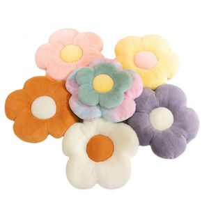 Drop envío de forma más suástica Animales de peluche de juguete Daisy Cushion de asiento de lujo Almohada de flores suaves