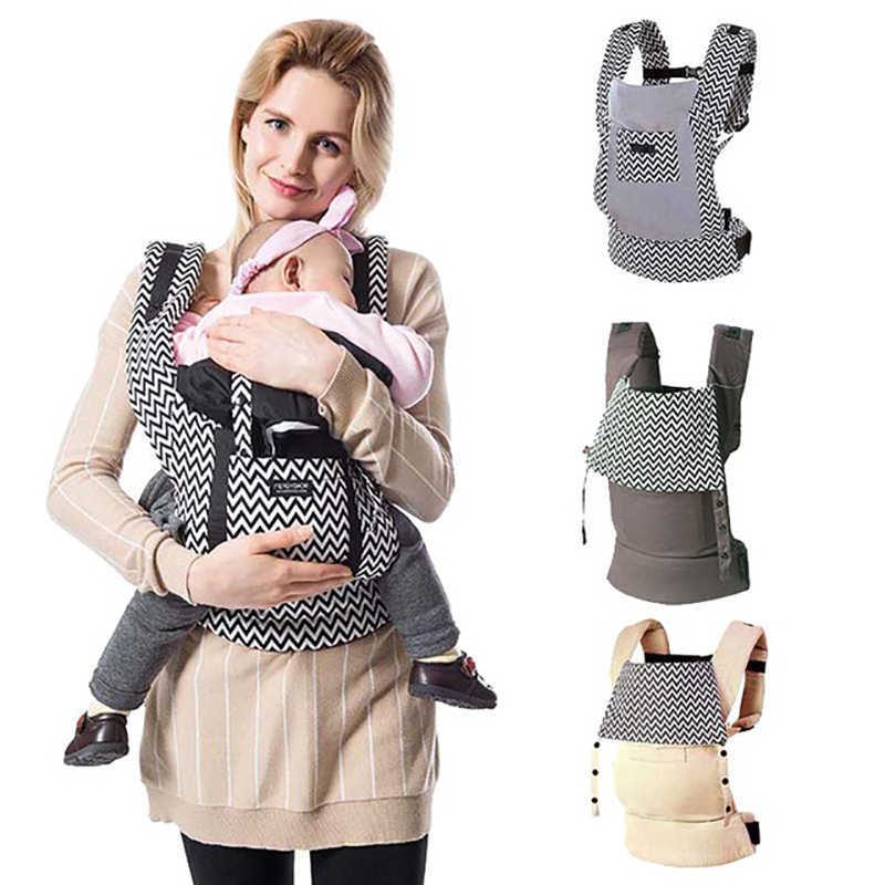 Drop shopping Real Canguru Baby Wraps Ergonomic Baby Carriers Backpacks Sling Wrap Cotton Infant born Carrying Belt For Mom 210727