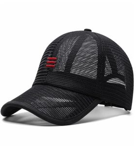 Drop Summer Mesh Full Big Size Cap de baseball adulte Oversize Sport Sun Hat Hat Men Femmes Femmes grandes Caps de camionneur 5660cm 6065cm 2204277445128