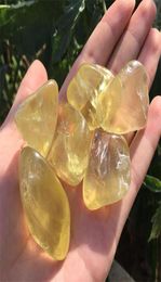 Drop entièrement 6pcs Citrine naturelle dégringolé Ensemble de quartz naturel Crystals Energy Stone Reiki Healing7299033