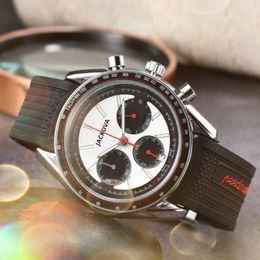 Dropship Factory Crime Premium Mens Sports Stopwatch Watches 40mm Quartz Time Mouvement Corloge Rubber Belt Crime Leisure Limited Edition 255r
