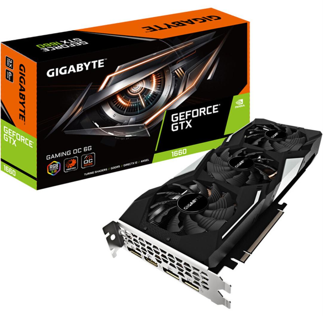 Dropship GIGABYTE GTX 1660 GAMING OC 6G 8002MHz 192bit GDDR5 Video Game Graphics Card GVN2060OC6GD HIGH4772980