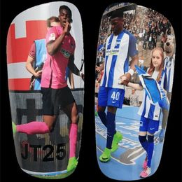 Dropship espinilleras personalizadas deportes fútbol guardia almohadilla pierna soporte fútbol espinillera para adultos adolescentes niños y240318