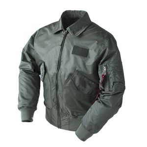 Livraison directe tactique armée militaire CWU 45P Bomber Jacket hommes vol Baseball noir B3 Airforce pilote coupe-vent 220830