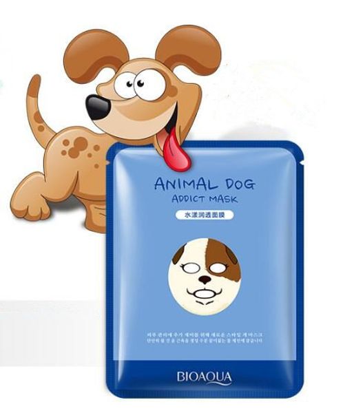 Livraison directe BIOAQUA tigre Panda mouton chien forme Animal masque facial hydratant contrôle de l'huile hydratant nourrissant masques faciaux