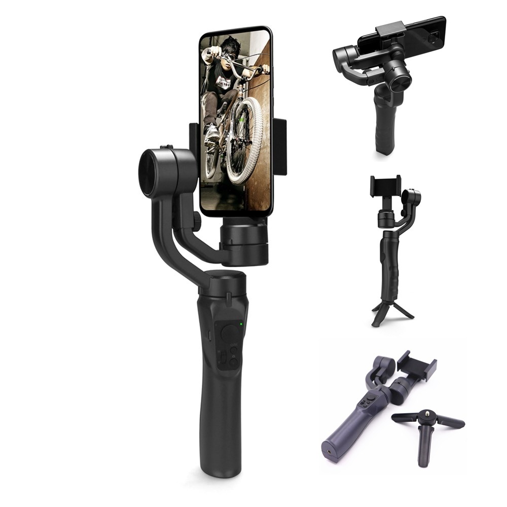 ドロップシップSelfie Monopods 3軸ハンドヘルドスマートフェイストラッキングF6 F8ジンバルスタビライザーSelfieスティック防止ビデオバランスブラケット