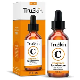 Dropshipping Truskin Sero Vitamina C Truskin Vitamina C Sero para el cuidado de la piel Suero 30 ml 60 ml Hombres Menores Uso de la cara Stock Líquido