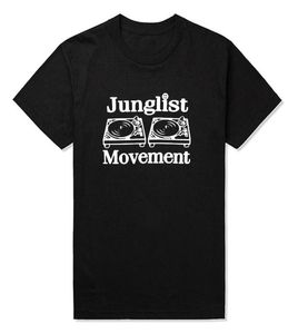 Drum en Bass Clubbing Draaitafels Decks Muziek DNB Man Junglist Beweging T-shirts MannenKatoen O Hals Heren t-shirt Tops Tees221p2517867