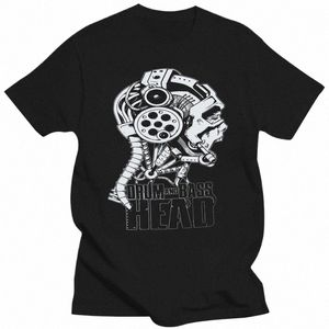 Drum En Bass Head T-shirt Robot Junglist Jungle Massive Amen Dubstep Heren Vrouwen Vintage Tee Shirt L8VZ #