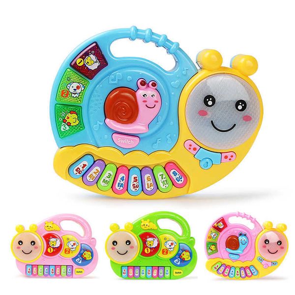 Batteries Percussion 2 Types Bébé Musique Clavier Piano Tambour avec des Sons d'Animaux Chansons Éducatif Précoce pour Enfants Instruments de Musique Jouets