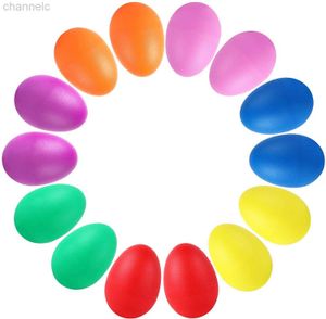 Drums Percussion 20pcs Plastique Maracas Shaker Musical Sound Oeuf Instrument coloré bébé