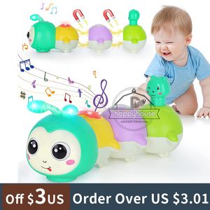 Batterie Percussion ramper bébé jouets 6 à 12 mois tout-petit allumer musical 7 8 9 début éducatif pour bébé 230615