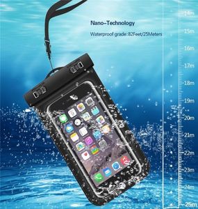 Sac à sec Sac à étui imperméable PVC Pouche de sac de téléphone universel protecteur avec sacs à boussole pour la plongée nager pour un téléphone intelligent jusqu'à 53073147