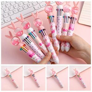 Écriture sèche paillettes dessin stylo à bille presse Gel marquage stylos multicolores pour papeterie | étudiant | école