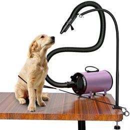 Secadora dualuse para mascotas secador de cabello telescópico de cualquier forma marco de fijación múltiples mascota secadora de cabello para perros grandes accesorios para accesorios