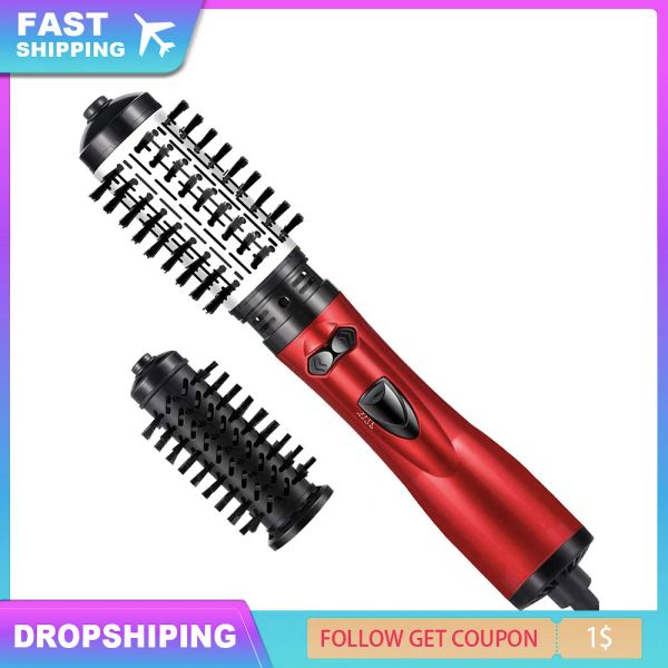 Sèche-linge Professionnel 2 po en 1 Styler Electric One Step Hot Air Brush Swer Dryer Peigt Boup Hair Dryer Dryer Brush