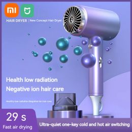 Sèche-linge Xiaomi Mijia nouveau sèche-cheveux thermostatique bleu léger soins de cheveux chauds et de vent froid salon de coiffure séchage rapide